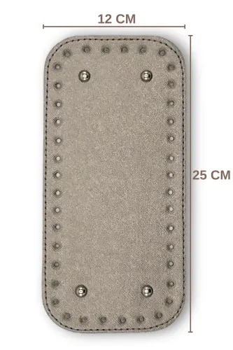 Short Wallet Bottom Faux Leather 12cmx25cm - 1