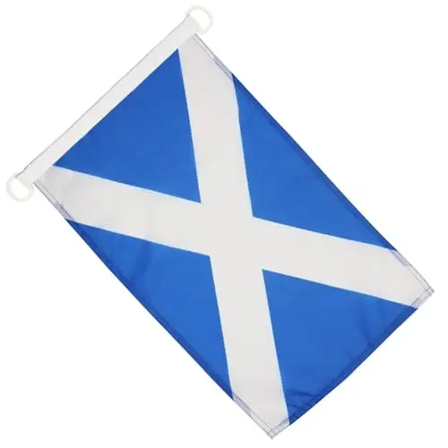 Scotland NAUTICAL Flag 18'' x 12'' - Scottish flags 30 x 45 cm. - Banner 12x18 in for boat - AZ FLAG - 5