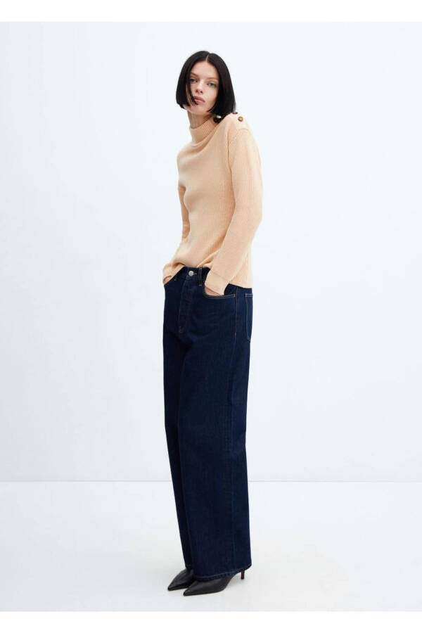Shoulder button stitch sweater - 9