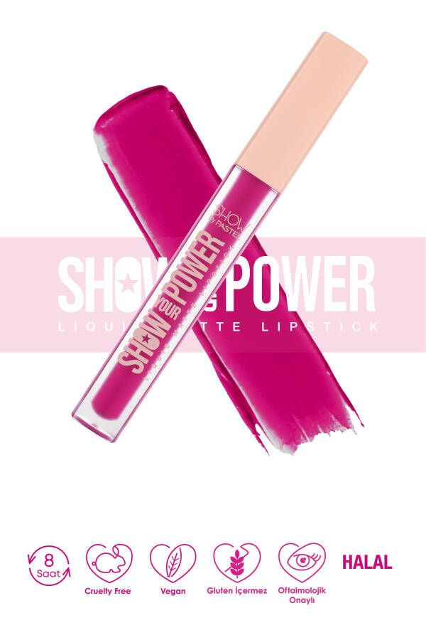 Show Your Power Liquid Matte Lipstick - 608 - 8