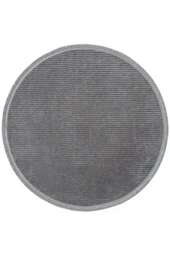 Showcase 3604 Anthracite Soft Carpet Rug Living Room Kitchen Hallway Cut Runner Round Machine Carpet-Anthracite - 2