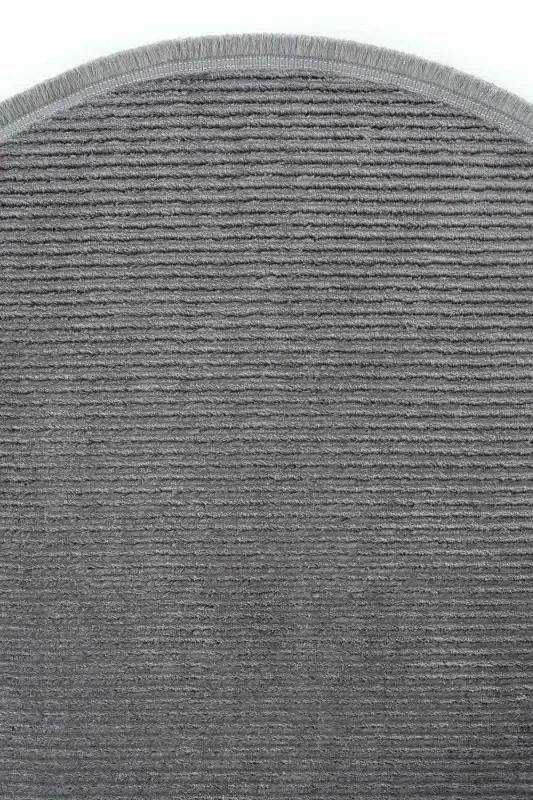 Showcase 3604 Anthracite Soft Carpet Rug Living Room Kitchen Hallway Cut Runner Round Machine Carpet-Anthracite - 4