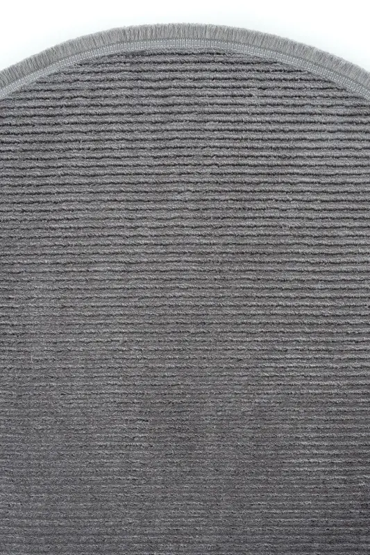 Showcase 3604 Anthracite Soft Carpet Rug Living Room Kitchen Hallway Cut Runner Round Machine Carpet-Anthracite - 4