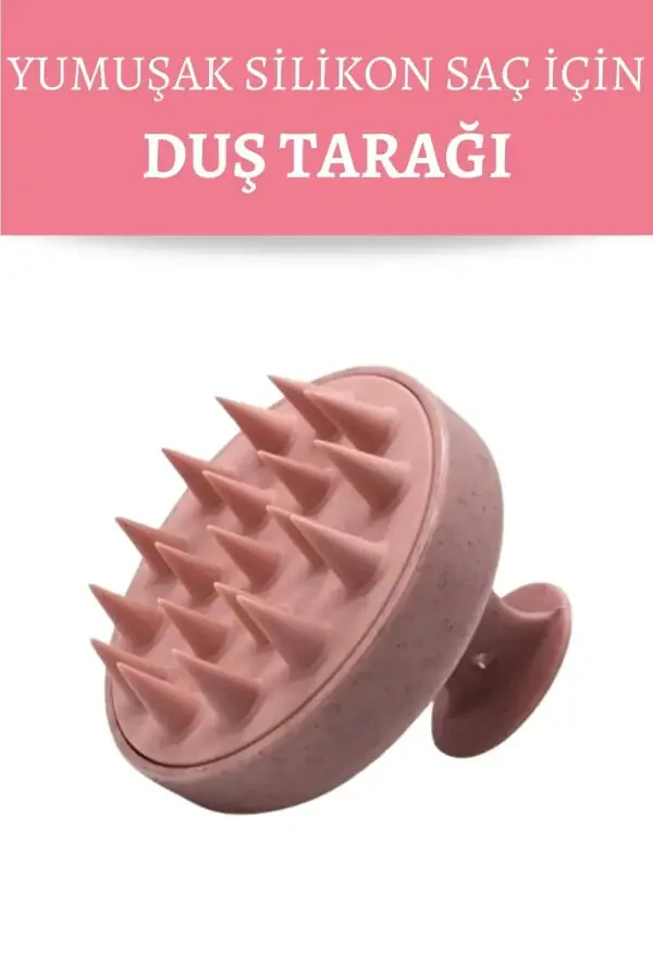 Shower Hair Care Comb Soft Silicone - Hair Shower Comb - Scalp Massage Brush - 3