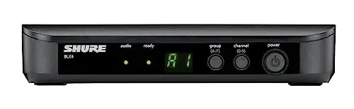 Shure BLX24/PG58 simsiz mikrofon tizimi - 14 soat batareya muddati, 300 fut masofa, UHF | PG58 qo'lda vokal mikrofon, bitta kanalli qabul qilgich | J11 diapazoni (BLX24/PG58-J11) - 4