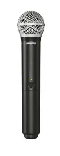 Shure BLX24/PG58 Simsiz mikrofon tizimi - Batareya quvvati 14 soat, 91,4 metr masofa, UHF | PG58 qo‘lda mikrofon, bir kanalli qabul qilgich | H9 diapazoni (BLX24/PG58-H9) bilan birga - 3