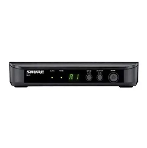 Shure BLX24/SM58 Wireless Microphone System - 14-Hour Battery Life, 300 ft Range, UHF | Includes SM58 Handheld Vocal Mic, Single Channel Receiver | H10 Band (BLX24/SM58-H10) - 4