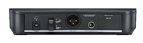 Shure BLX24/SM58 Wireless Microphone System - 14-Hour Battery Life, 300 ft Range, UHF | Includes SM58 Handheld Vocal Mic, Single Channel Receiver | H11 Band (BLX24/SM58-H11) - 5