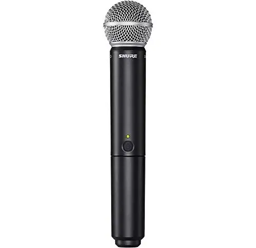 Shure BLX288/SM58 Wireless Microphone System - 14-Hour Battery Life, 300 ft Range, UHF | Includes (2) SM58 Handheld Vocal Mics, Dual Channel Receiver | J11 Band (BLX288/SM58-J11) - 2