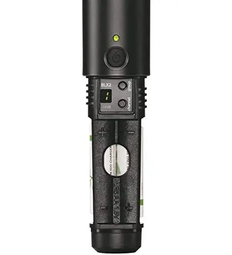Shure BLX288/SM58 Wireless Microphone System - 14-Hour Battery Life, 300 ft Range, UHF | Includes (2) SM58 Handheld Vocal Mics, Dual Channel Receiver | J11 Band (BLX288/SM58-J11) - 4