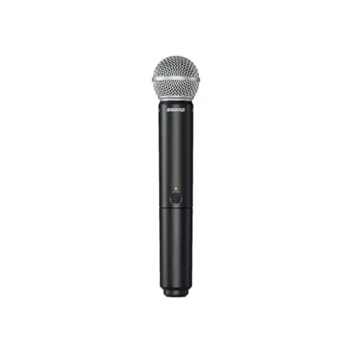Shure BLX288/SM58 simsiz mikrofon tizimi - 14 soatlik batareya quvvati, 300 fut masofa, UHF | (2) SM58 qo'lda vokal mikrofonlari, ikkita kanalli qabul qilgich | H11 diapazoni (BLX288/SM58-H11) - 2