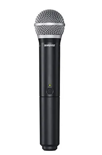 Shure BLX2/B58 Handheld Transmitter with PG58 Vocal Mic Capsule - for use with BLX Wireless Microphone Systems, Receiver Sold Separately | H10 Band (BLX2/PG58=-H10) - 1