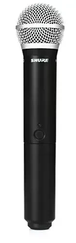 Shure BLX2/B58 Handheld Transmitter with PG58 Vocal Mic Capsule - for use with BLX Wireless Microphone Systems, Receiver Sold Separately | J11 Band (BLX2/PG58=-J11) 