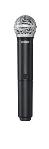 Shure BLX2/B58 qo'lda uzatuvchi, PG58 vokal mikrofon kapsulasi bilan - BLX simsiz mikrofon tizimlari bilan foydalanish uchun, qabul qilgich alohida sotiladi | H11 diapazoni (BLX2/PG58=-H11) 