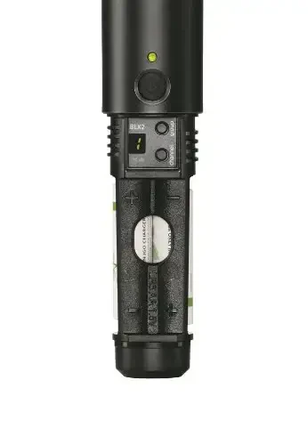 Shure BLX2/PG58 Handheld Wireless Transmitter with PG58 Vocal Mic Capsule - for use with BLX Wireless Microphone Systems (Receiver Sold Separately) | H8 Band - SHURE (1)