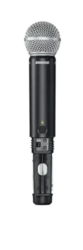 Shure BLX2/SM58 Handheld Transmitter with SM58 Vocal Mic Capsule - for use with BLX Wireless Microphone Systems, Receiver Sold Separately | H10 Band (BLX2/SM58=-H10) - SHURE (1)