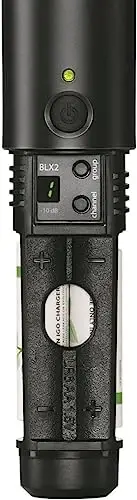 Shure BLX2 Handheld Transmitter with SM58 Vocal Mic Capsule for BLX Wireless Systems, Receiver Sold Separately, H9 Band (BLX2/SM58-H9) - 2