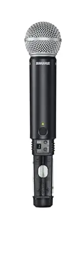 Shure BLX2/SM58 qo'lda uzatuvchi, SM58 vokal mikrofon kapsulasi bilan - BLX simsiz mikrofon tizimlari bilan foydalanish uchun, qabul qilgich alohida sotiladi | H10 diapazoni (BLX2/SM58=-H10) - 2