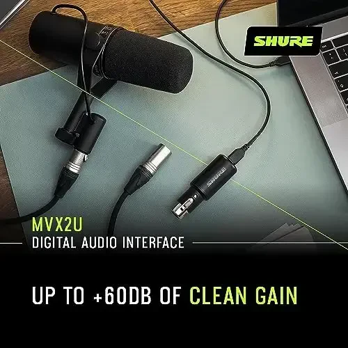 Shure MVX2U + Shure SM57 - 3