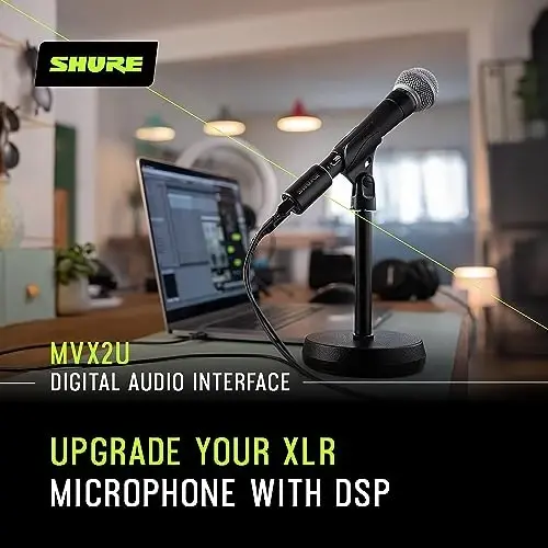 Shure MVX2U + Shure SM57 - 4