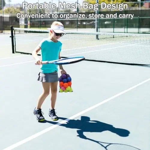 SHYUJAJIE Tennis Balls, 6 Pack Training Tennis Balls,High Elasticity Practice Balls for Beginner, Playing Balls for Dogs - 5