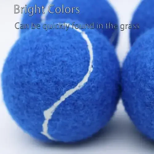 SHYUJAJIE Tennis Balls, 6 Pack Training Tennis Balls,High Elasticity Practice Balls for Beginner, Playing Balls for Dogs - 4