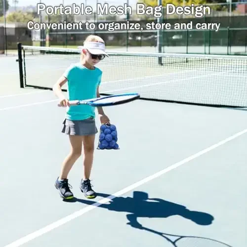 SHYUJAJIE Tennis Balls, 6 Pack Training Tennis Balls,High Elasticity Practice Balls for Beginner, Playing Balls for Dogs - 6