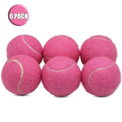 SHYUJAJIE Tennis Balls, 6 Pack Training Tennis Balls,High Elasticity Practice Balls for Beginner, Playing Balls for Dogs - SHYUJAJIE (1)