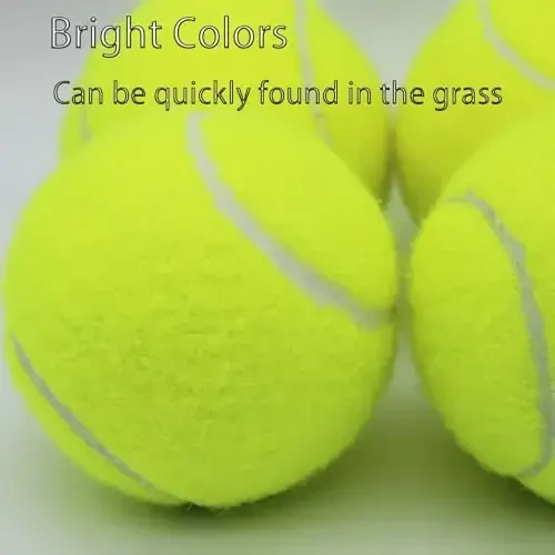 SHYUJAJIE Tennis Balls, 6 Pack Training Tennis Balls,High Elasticity Practice Balls for Beginner, Playing Balls for Dogs - 4