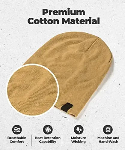 Warm Slouchy Beanie Hat - Deliciously Soft Daily Beanie in Fine Knit - 2