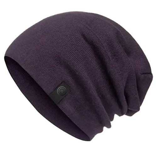 Warm Slouchy Beanie Hat - Deliciously Soft Daily Beanie in Fine Knit - 1