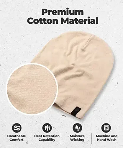 Warm Slouchy Beanie Hat - Deliciously Soft Daily Beanie in Fine Knit - 2