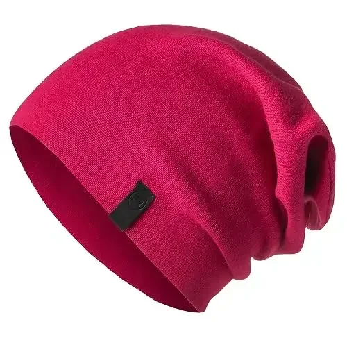 Warm Slouchy Beanie Hat - Deliciously Soft Daily Beanie in Fine Knit 