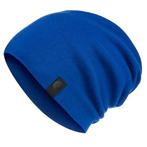 Warm Slouchy Beanie Hat - Deliciously Soft Daily Beanie in Fine Knit 