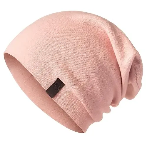 Warm Slouchy Beanie Hat - Deliciously Soft Daily Beanie in Fine Knit 