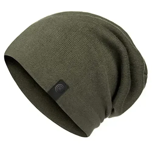 Warm Slouchy Beanie Hat - Deliciously Soft Daily Beanie in Fine Knit 