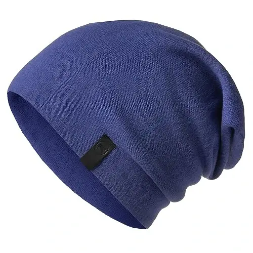 Warm Slouchy Beanie Hat - Deliciously Soft Daily Beanie in Fine Knit 