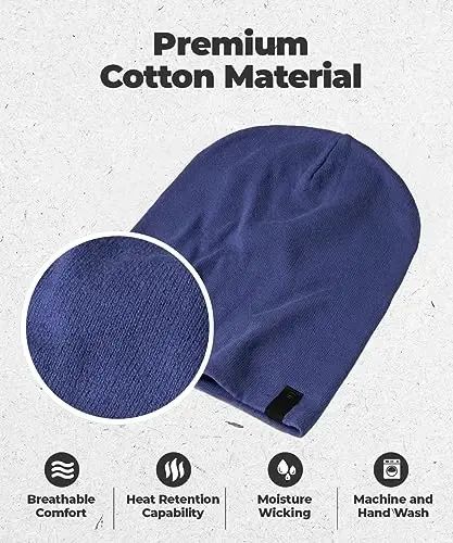 Warm Slouchy Beanie Hat - Deliciously Soft Daily Beanie in Fine Knit - Modazone (1)