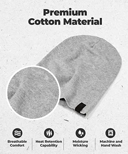 Warm Slouchy Beanie Hat - Deliciously Soft Daily Beanie in Fine Knit - Modazone (1)