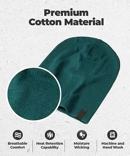 Warm Slouchy Beanie Hat - Deliciously Soft Daily Beanie in Fine Knit - 2