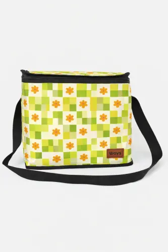 Sıcak Ve Soğuk Tutan Askılı Yalıtımlı Termal Çanta Soğutucu Piknik Çantası -1 Adet Buz Aküsü Hediye-DESEN 4 - WOYS (1)