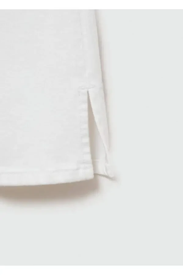 Side Slit Capri Jeans - 8