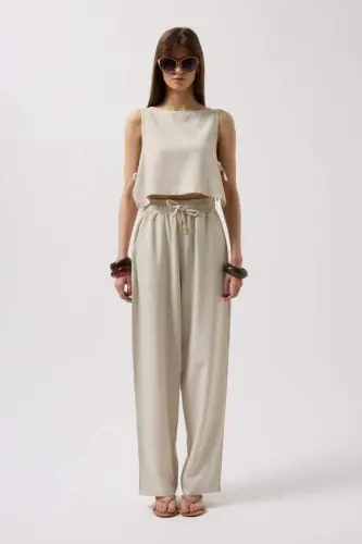 Side Tie Crop Top - BÜYÜKBEDENIZ (1)