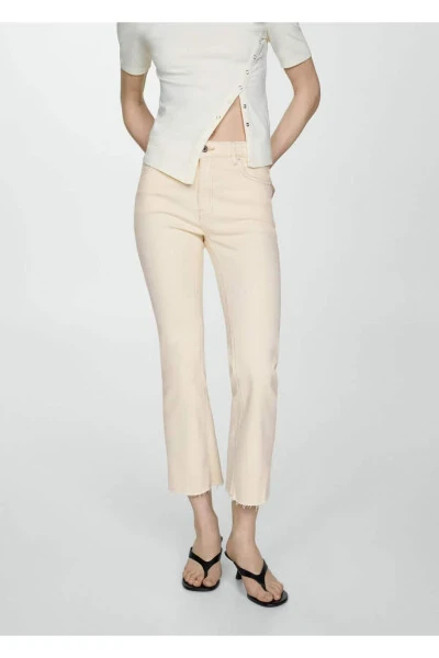 Sienna Flare Crop Jean Pants - 1