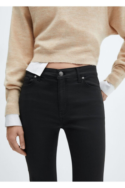 Sienna Flare Crop Mumlu Jean Pantolon - 5