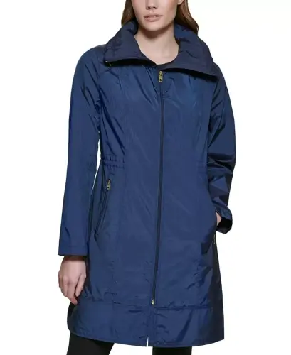 Signature Women's 36” Travel Packable Rain Jacket - 1