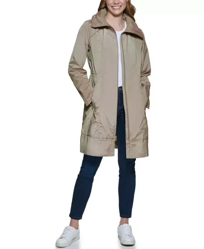 Signature Women's 36” Travel Packable Rain Jacket - 1