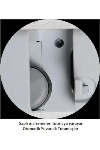 Sihirli Tutamaç Mop Tutucu Askı,çok Amaçlı Duvara Monte - 3