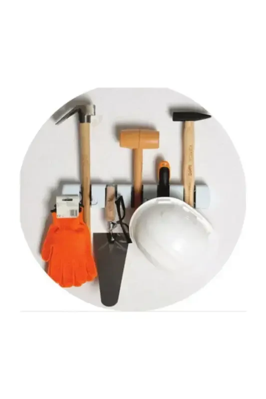 Sihirli Tutamaç Mop Tutucu Askı,çok Amaçlı Duvara Monte - 6