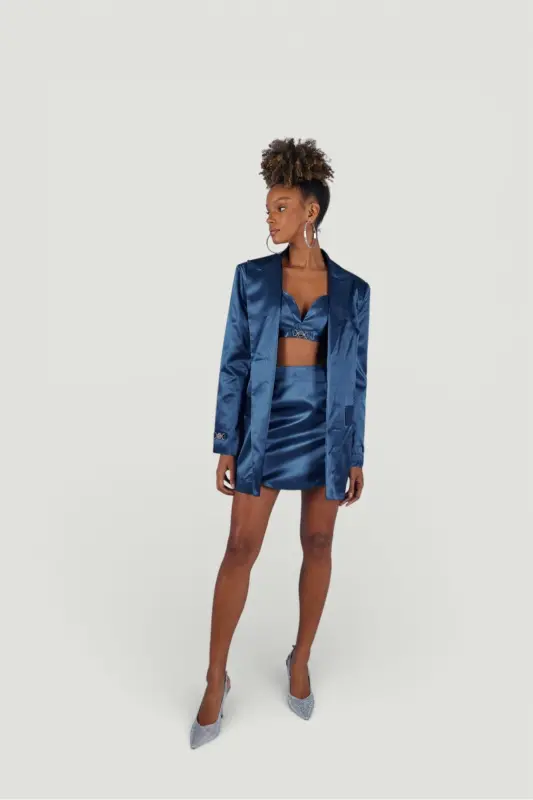 Fancy Blazer Ceket Lacivert - 2